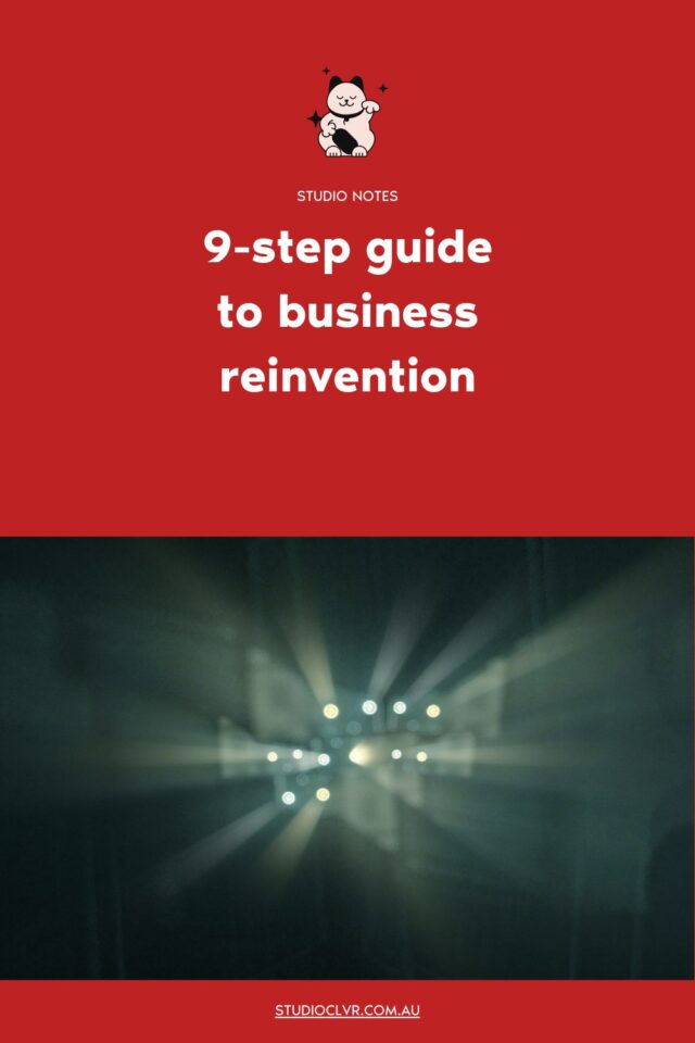 guide to business reinvention photo lights